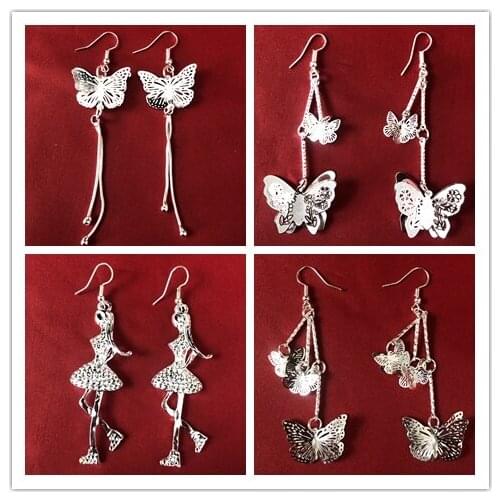 LosoDo Earrings for women Bohemian retro ethnic style earrings Creative personality geomatric Earrings fashion jewelry