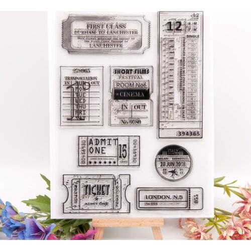 NEW Clear Stamps for Scrapbooking Tampons Transparents Seal Background Stamp Card painting Making Diy