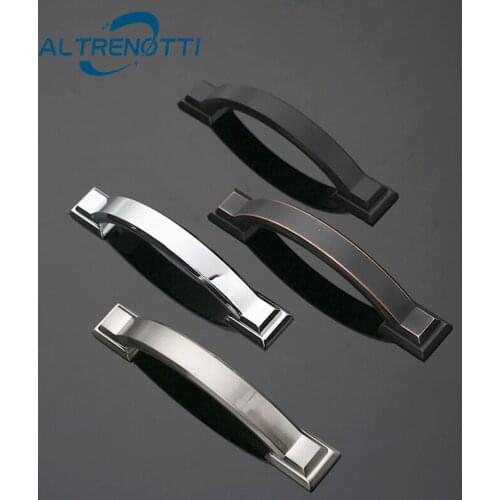 Modern Furniture Cabinet Handle American Simple Wardrobe Drawer Zinc Alloy Door Pull Kitchen Cupboard Closet Room Knob Hardware