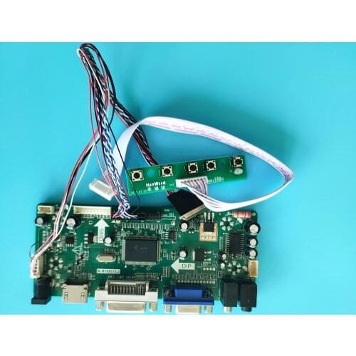 Kit For HB140WX1-200 DVI Audio LCD LED DIY 2019 Driver VGA HDMI Panel Screen Controller board 1366X768 14" BOE Display