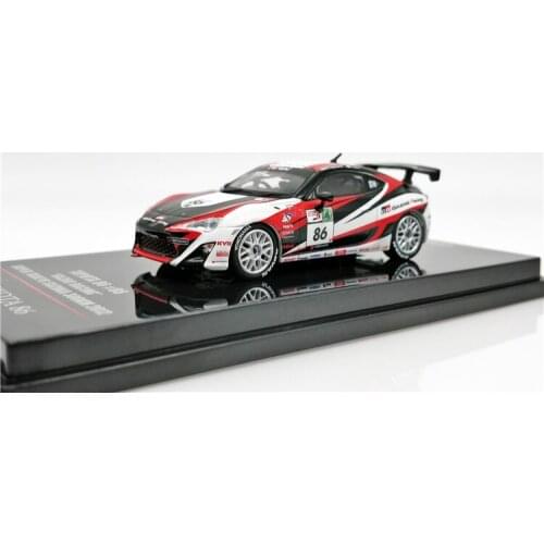 IN NO 1:64 Toyo ta GT86 GAZZO RACING 300km 2012 alloy toy car toys for children diecast model car Birthday gift