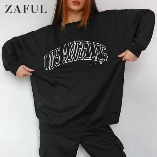 ZAFUL Women's Sweatshirts With Inscriptions