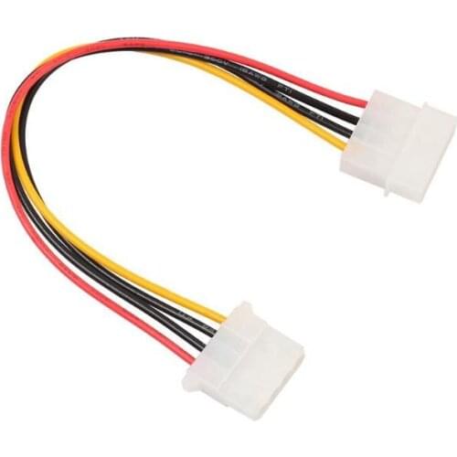 1pcs IDE 4-Pin Male to IDE 4-Pin Female Extension Power Cable 18cm