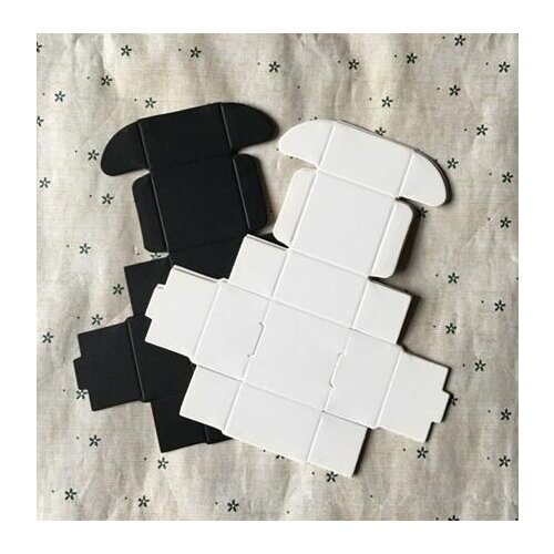 10pcs/lot Sample Black kraft soap packaging box white Brown Kraft soap Box, black Gift cookies Boxes ,Wedding candy kraft box