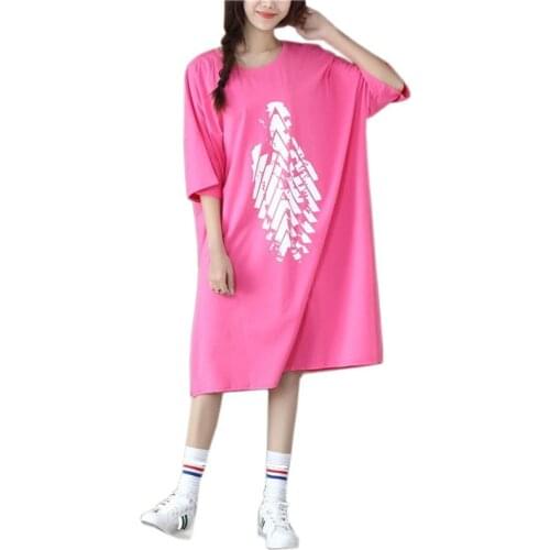 ARCSINX Korean Women Dress Plus Size 8XL 7XL 6XL 5XL 4XL 3XL Loss Summer Dress Cotton Women Dresses Big Sizes Sundress For Women