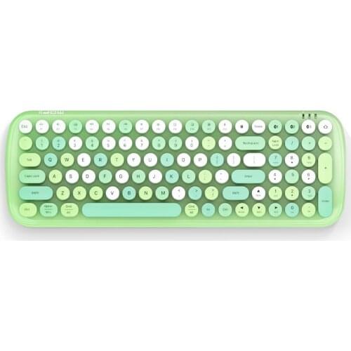 Bluetooth Keyboard for iPad Tablet Mobile Phone Office Wireless Keyboard iPad Girl Cute Suitable Retro Type Writer Punk Keyboard