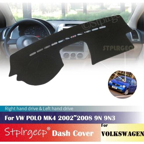 For Volkswagen VW POLO MK4 2002~2008 9N 9N3 Anti-Slip Mat Dashboard Cover Pad Sunshade Dashmat Car Accessories 2007 2006 2005