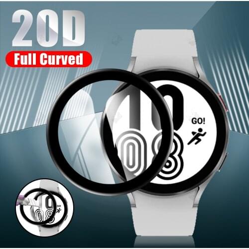 20D Curved Protective Film For Samsung Galaxy Watch 4 / Active 2 40mm 44mm Smartwatch For Classic 42mm 46mm Screen Protector