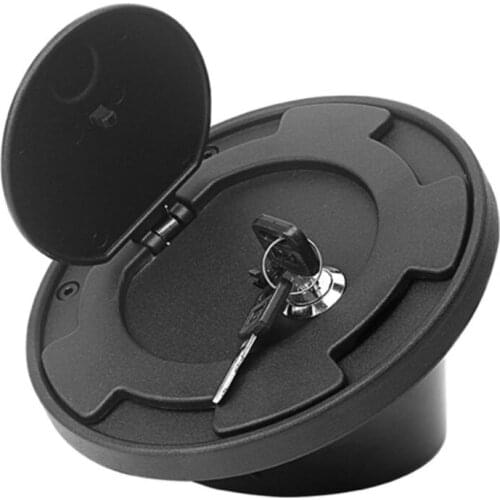 Car Fuel Filler Door Cover Gas Tank Cap For 07-17 Jeep Wrangler JK Rubicon Sahara Unlimited Witl Lock And Keys Pop-up Cover