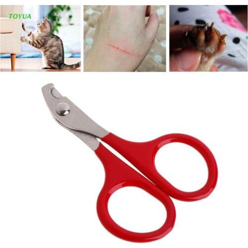 1XCC Nail Clippers Pet Cat Dog Puppy Safety Stainless Steel Supplies Nails Care Scissors Trimming Grooming Claw Cutter Animal