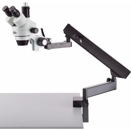 AmScope 3.5X-90X Simul-Focal Articulating Zoom Stereo Microscope