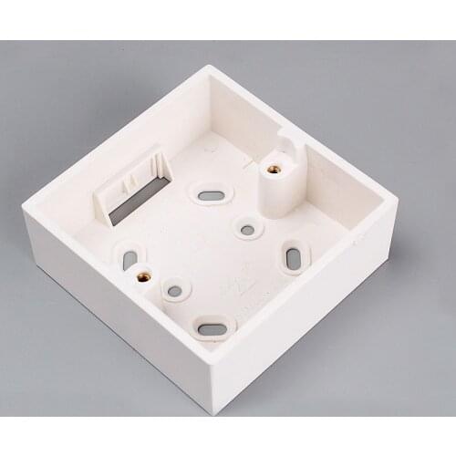 Wall Surface Mounted Bottom Box 86 Type Socket Switch Bottom Junction Base PVC Wall Mount Switch Box