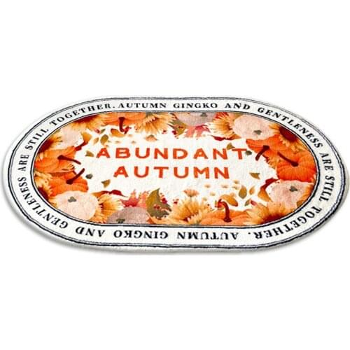 40*60cm Landscape Art Styling Letter Design Non-Slip Foot Mat Hallway Porch Area Rug for Home Bedroom Door Mats Entrance Doormat