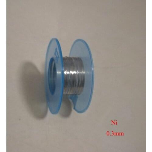 0.3mm Dia High Purity Experiment Nickel Wire Vacuum Heating Ni Material, about 10 meters