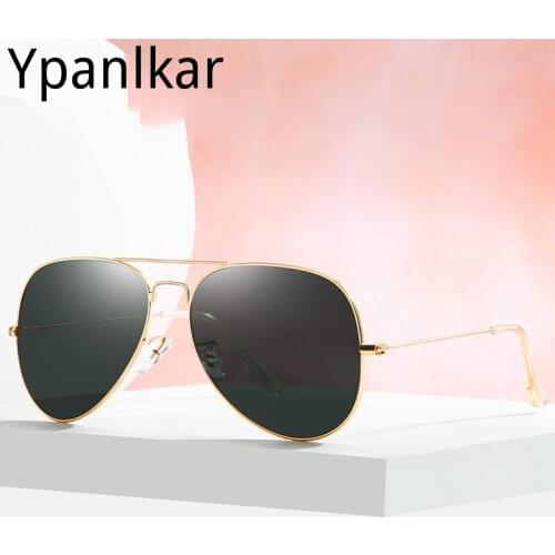 Fashion Aviation Brand Designer Pilot Sunglasses Metal Full Frame Sun Glasses Women Goggles Lunette De Soleil