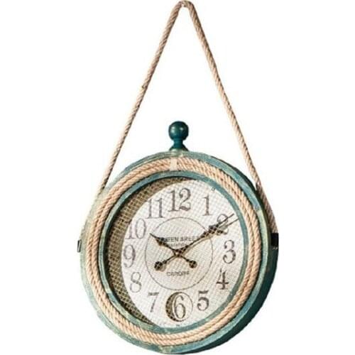 Özell. Wire Rope Pendulum Wall clock-Dark Green Wall clock