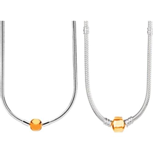 New High Quality 925 Silver Bucket Buckle Moment Necklace Exquisite Series Original Jewelry Classic Gift for Women