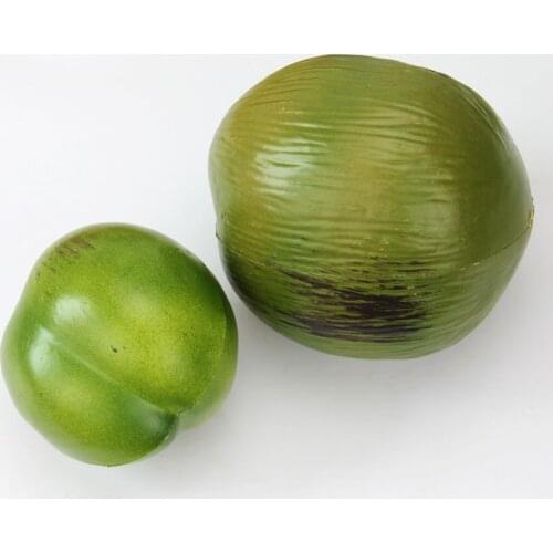 050 Simulation of coconut fruit plastic fake coconut fruit fruit vegetable model / photo display window display