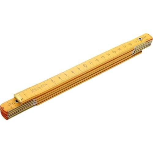 Portable Carpenter Wooden Folding Ruler 100cm/39inch