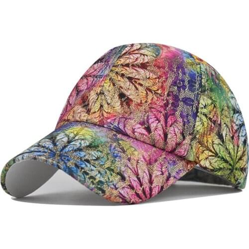 Simple Womens Baseball Cap Painting Embroidery Flower Girl Snapback Hats Jeans Woman Female Cap Summer fishing Sun Hat