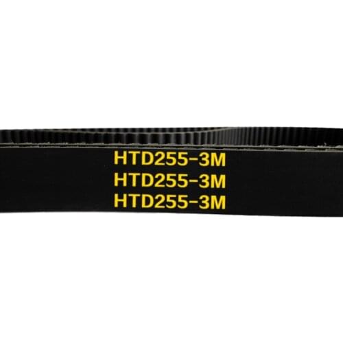 Arc HTD 3M Timing belt length=255 width10-25mm Teeth85 HTD3M synchronous pulle255-3M
