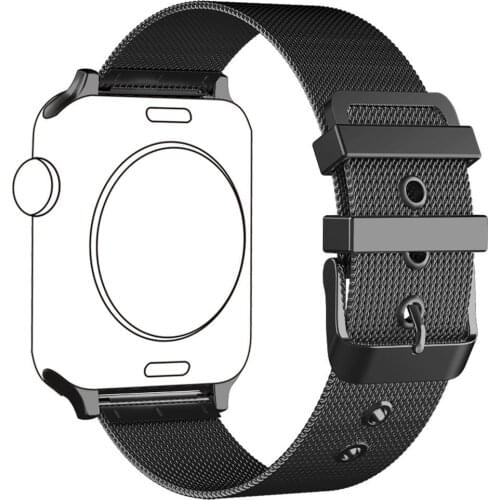 Milanese Loop Strap for Apple Watch Band 40mm 44mm Stainless Steel Watchband 38mm 42mm Bracelet for iWatch Series se/6/5/4/3/2/1