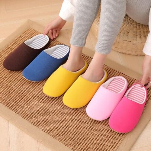 Winter Women Indoor Floor Flat Shoes Home Slippers Antiskid Mute Bedroom Soft Slides Flip Flops Female Zapatillas de hombre New
