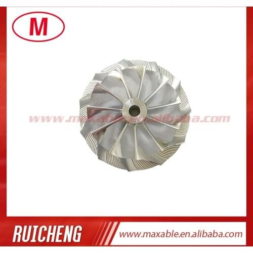 TD04 42.00/56.08 mm 11+0 blades high performance turbocharger billet/milling/aluminum 2618 compressor wheel