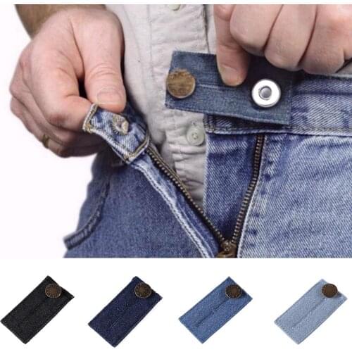 Comfortable Trousers Jeans Denim Waist Belt Extender Button Maternity Clothes Accessories Pants Button Extender