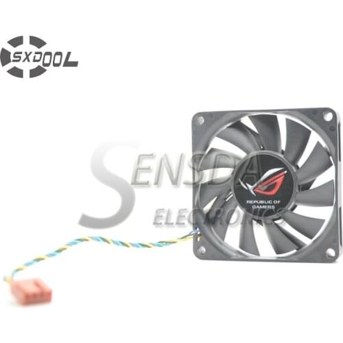 SXDOOL computer pwm fan 70mm FD127010MB-H 7010 0.2A thermostat dual graphics card cooler