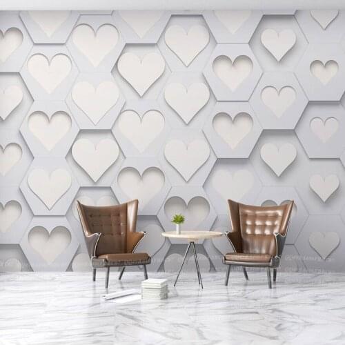 8d Geometric pattern Wallpaper Mural wall living room and Tv background wall 8d Photo Mural 3D Decor Wall Decals Art