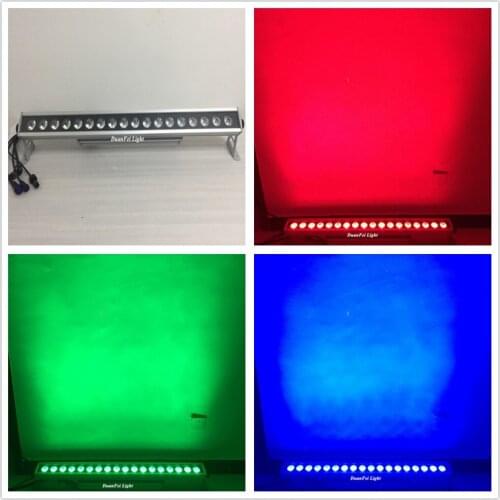 8Lots Hight Power Stage Light 18x10w RGBW 4in1 Linear Wall Washer High Brightness DMX Wash Led Bar