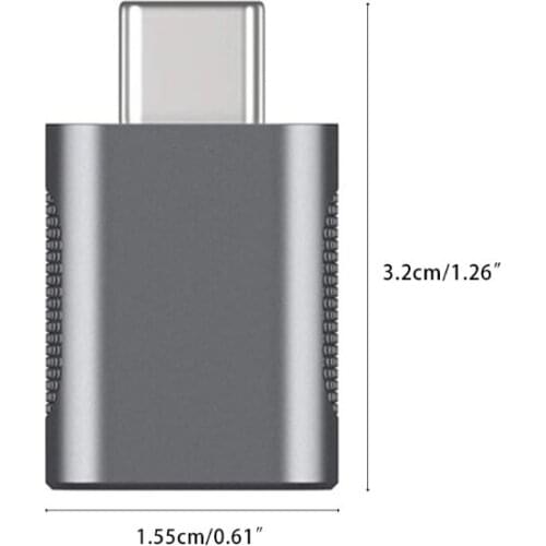 R58A Usb 3.0 Adapter Type C Famale for macBook Pro2019 MacBook Air 2020 Pro 2020 More Type-C Devices