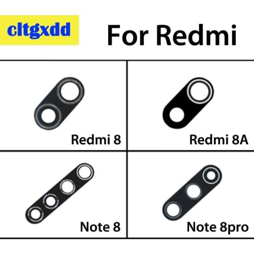 Cltgxdd 1pc Mobile phone camera lens rear back camera glass lens for Xiaomi Redmi 8 8A Note 8 Pro Note8 Note8Pro