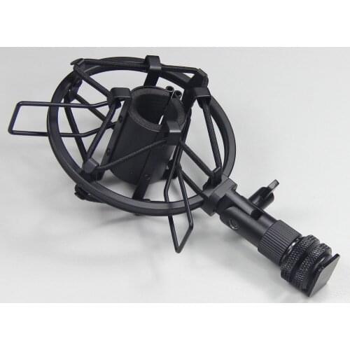 Microphone SHOCKMOUNT Holder with hot shoes apadter for Mic Clip Shock Mount