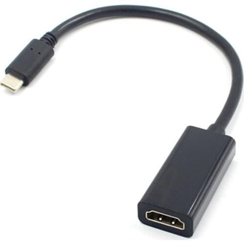 USB Type C to HDMI-compatible Adapter USB 3.1 USB-C to HDMI-compatible Adapter Male to Female Converter For MacBook 2016 Huawei