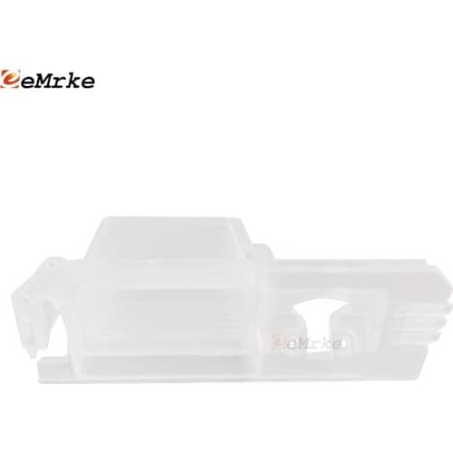 EEMRKE Car License Plate Lights Housing Mount Rear View Camera Bracket for Kia Rio K2 Sedan 2017 2018 ( Need DIY)