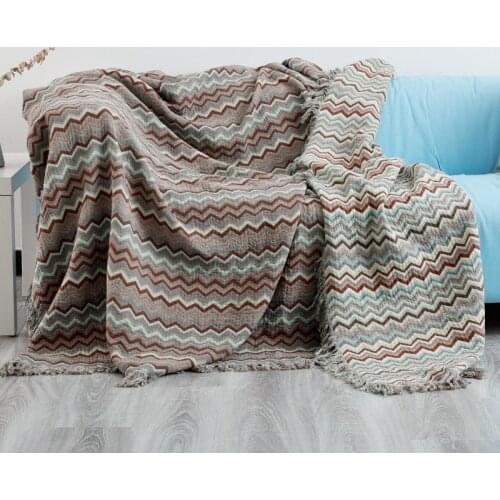 Fashion Universal Cover Blankets Non-slip Slipcover Cobertor For Sofa Bedding Office Travel Nap Tasssel Blankets Bed Sheet