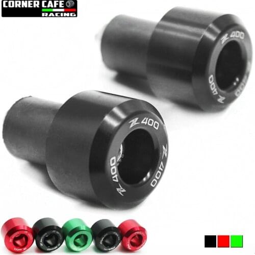 For KAWASAKI NINJA 400 650 Z400 Z650 Z800 Z900 NINJ400 NINJA650 Handle Bar End Weight Slider Plug Cover Cap Protector Laser Logo