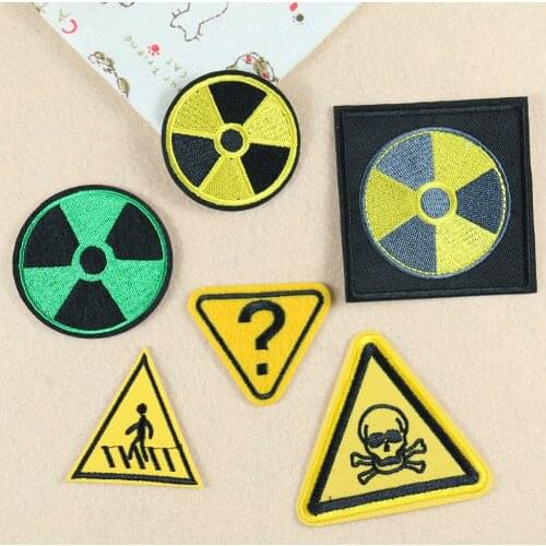 Nuclear Power Plant Radiation Patches For Clothes STALKER Factions Mercenaries Loners Embroidery cloth stickers Chernobyl Badge