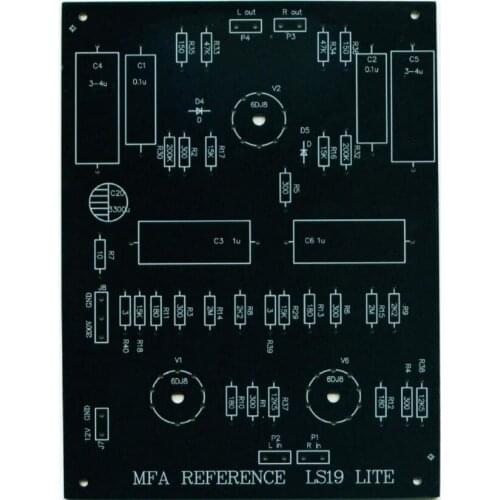 LITE LS19 PCB (MFA Reference Power Amplifier Circuit) Tube Preamplifier Empty Board
