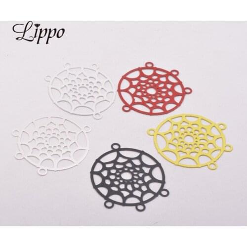 30pcs AB5436 30*35mm Gold Color Dreamcatcher DIY Pendant Charms Dream Catcher For Earring Jewelry making Accessories DIY