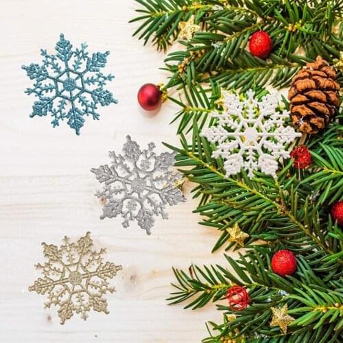 Christmas Decoration Snowflake Ornaments DIY For Home Room Birthday Party Decor Supplies Christmas Ornaments