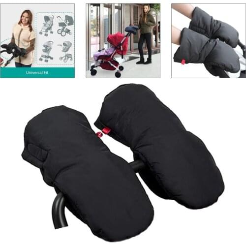 Stroller Gloves Hand Muff Extra Thick Winter Waterproof Anti-freeze Gloves Warm XX9D