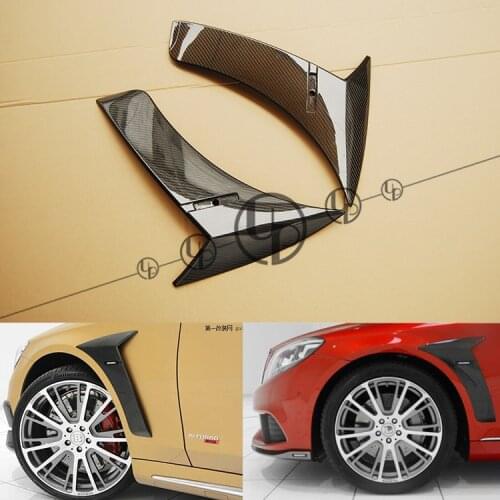 W222 carbon fenders for S63 S65 B Style carbon fiber fender vent 2014~2019 year DRY carbon fiber material