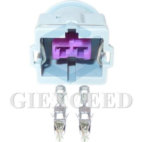 2 Sets 2 Pin Automobile 3.5 Seires Wiring Harness Unsealed Connector Car Water Jet Motor 1.4T Supercharger Socket