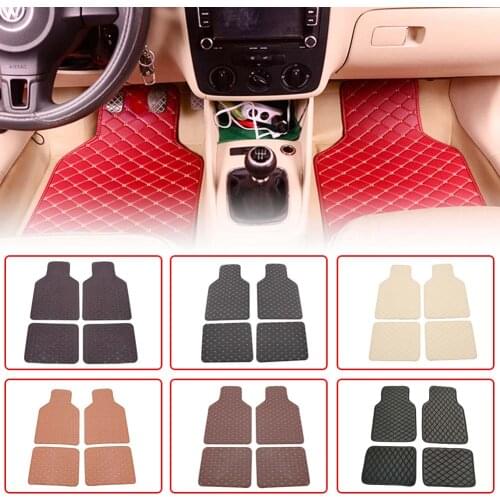 4Pcs Universal Car Floor Mats Carpet Mats Waterproof Anti-dirty Floor Mats For All Cars