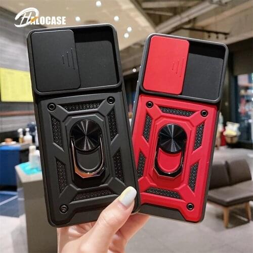 Slide Camera Lens Case for Samsung Galaxy S21 Ultra S21 Plus Note 20 Ultra S20 FE A52 A72 A12 Military Grade Bumpers Armor Cover