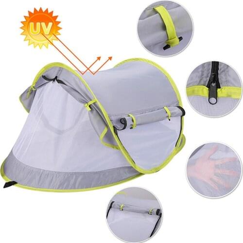 Baby Beach Tent Ultralight Pop Up Tent Sea Sun Shelters Awning Sunshade Automatic Outdoor Camping Tent Waterproof Anti UV Tents