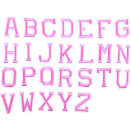 Pulaqi Letter Combination Patch Cartoon Embroidered Patches For Clothes Stripe Appliques On Clothes Jacket Kids DIY Color Badges